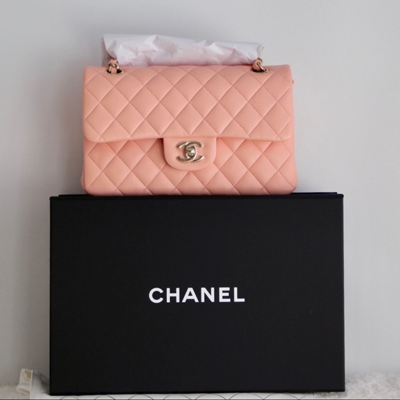 CHANEL Handbags - Chanel Small Classic Flap Lambskin LGHW Brand New in Box
